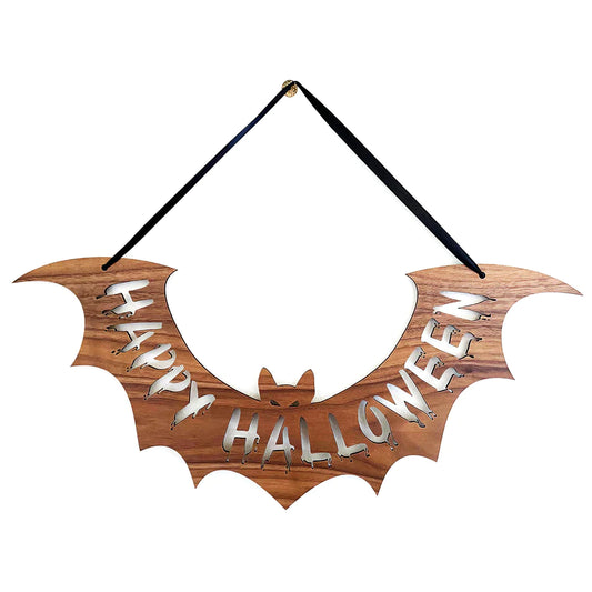 Happy Halloween Bat Sign ** MADE TO ORDER **