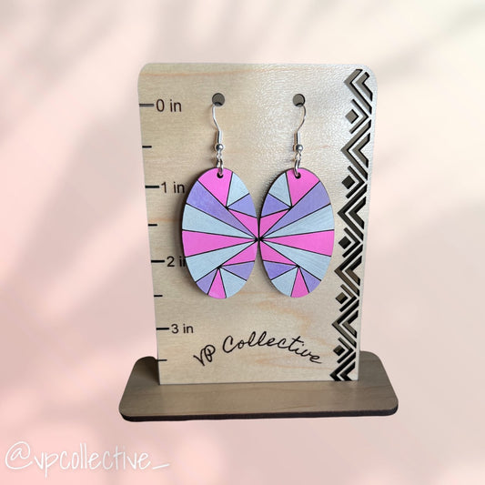 Pastel Geometric Earrings