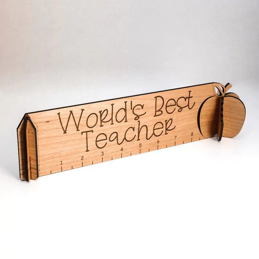 World's Best Teacher Desk Sign - Version 2