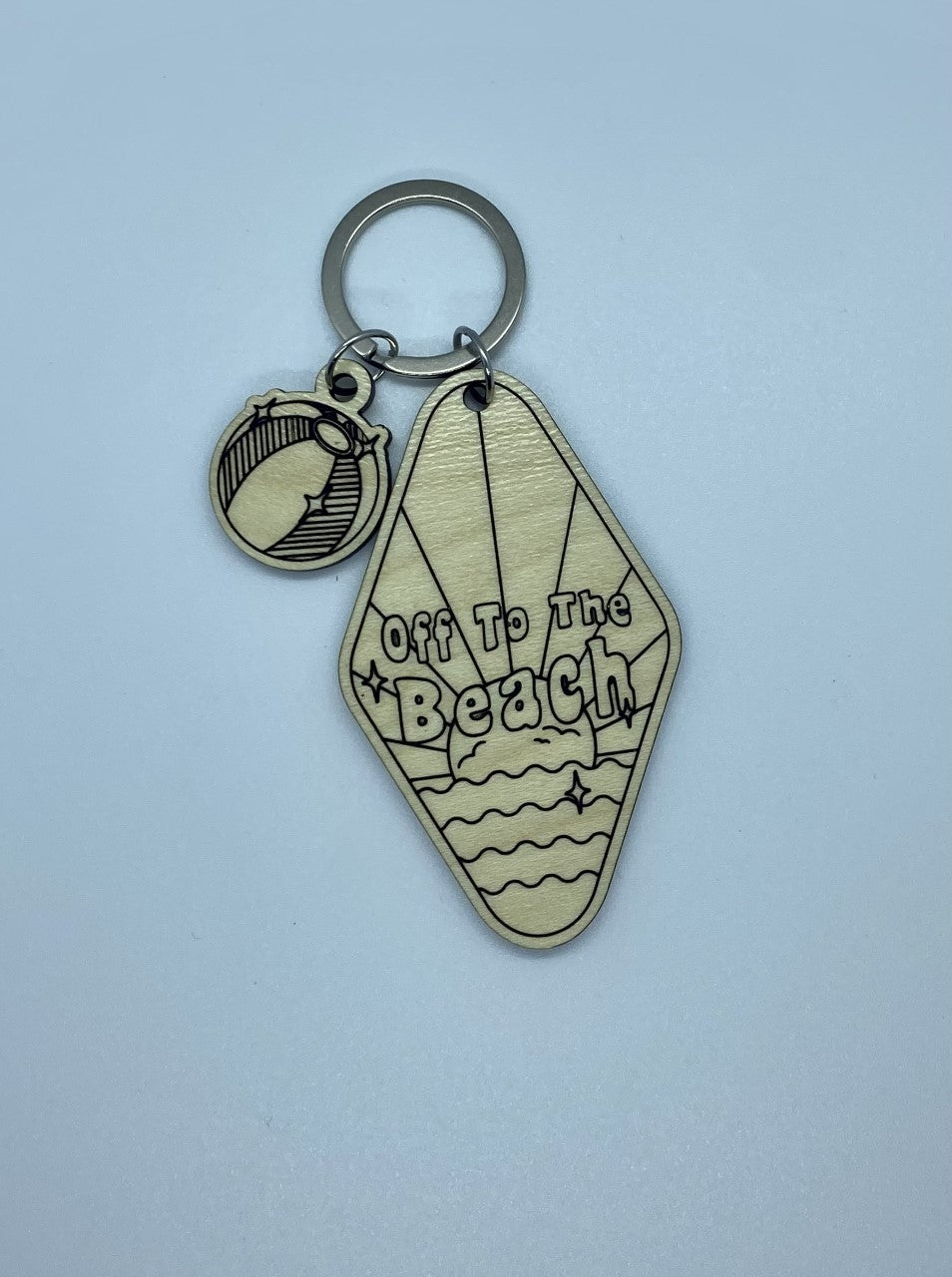 Off To The Beach Keychain