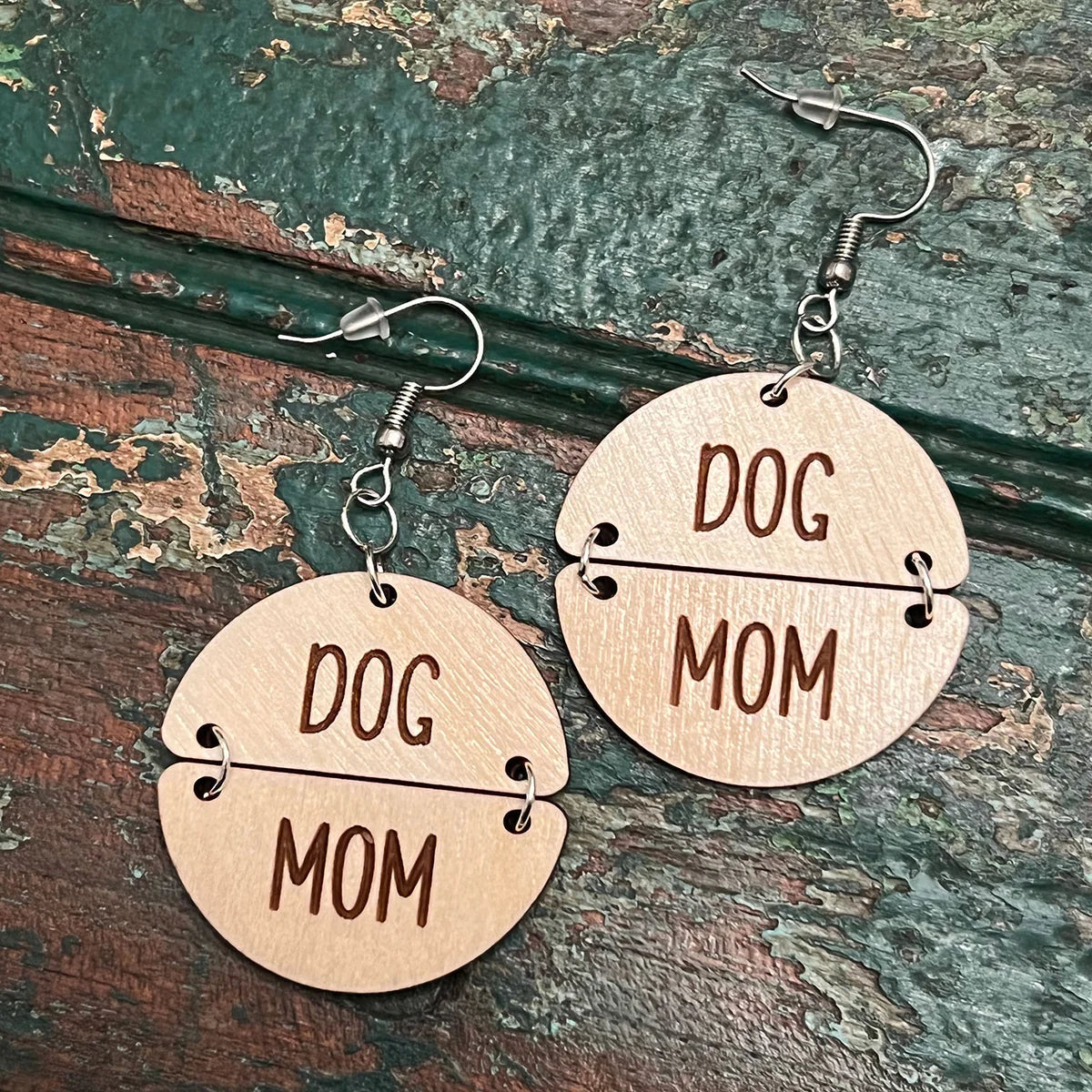 Dog Mom Dangle Earrings