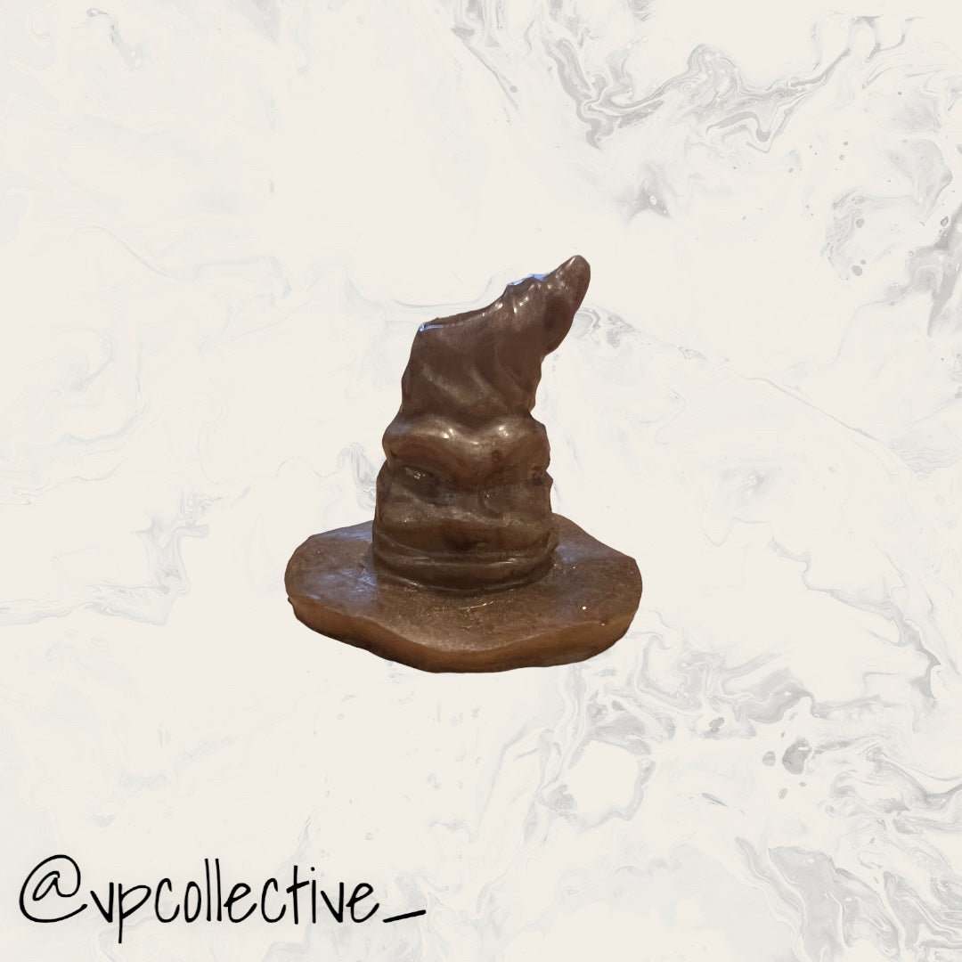 Sorting Hat Straw Topper - Coffee Brown