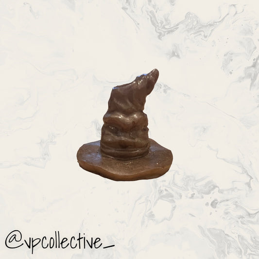 Sorting Hat Straw Topper - Coffee Brown