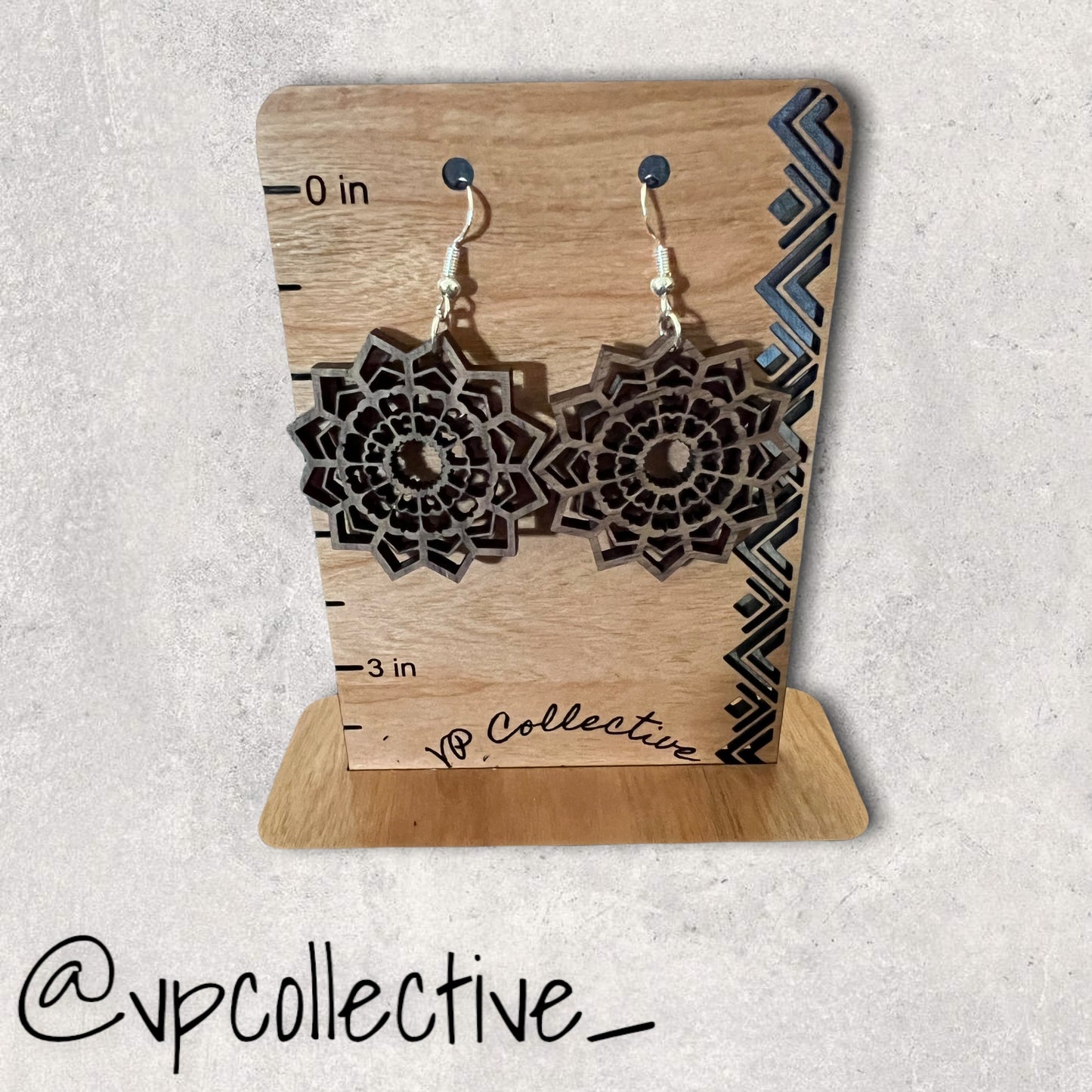 Lacey Mandala Dangle Earrings