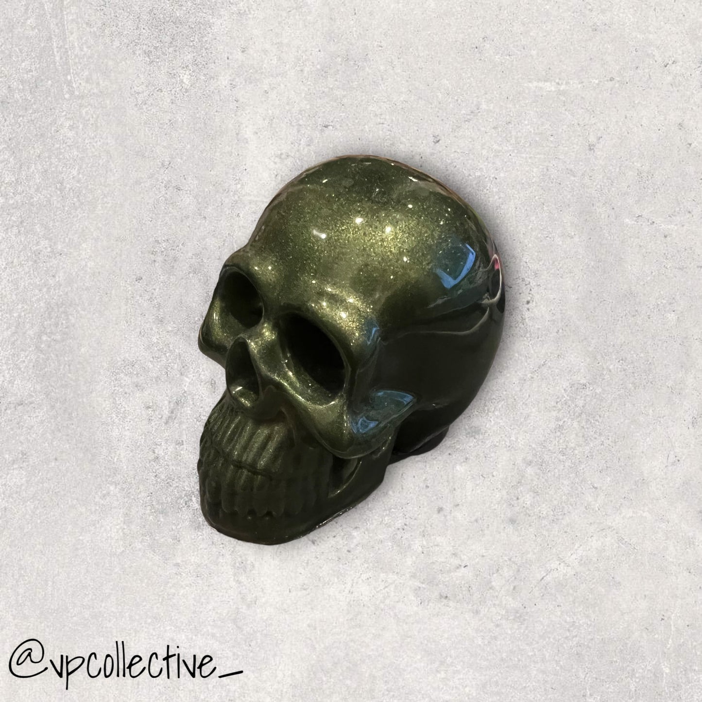 Dark Green Skull