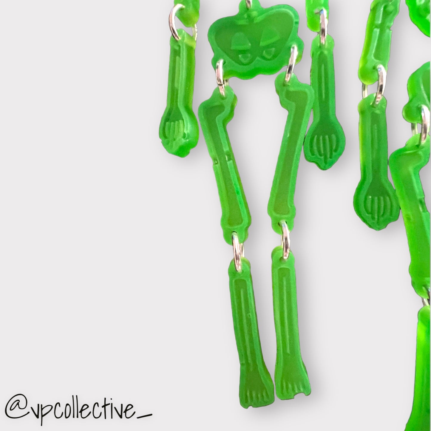 Glow In The Dark Skeleton Earrings