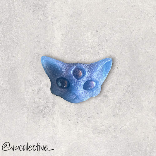 Ethereal Cat Magnet with Third Eye