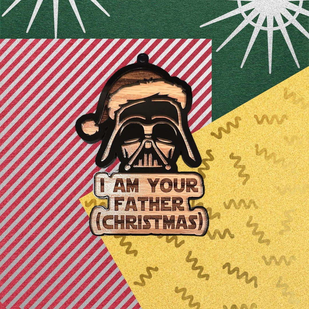 I Am Your Father Christmas Darth Vader Ornament
