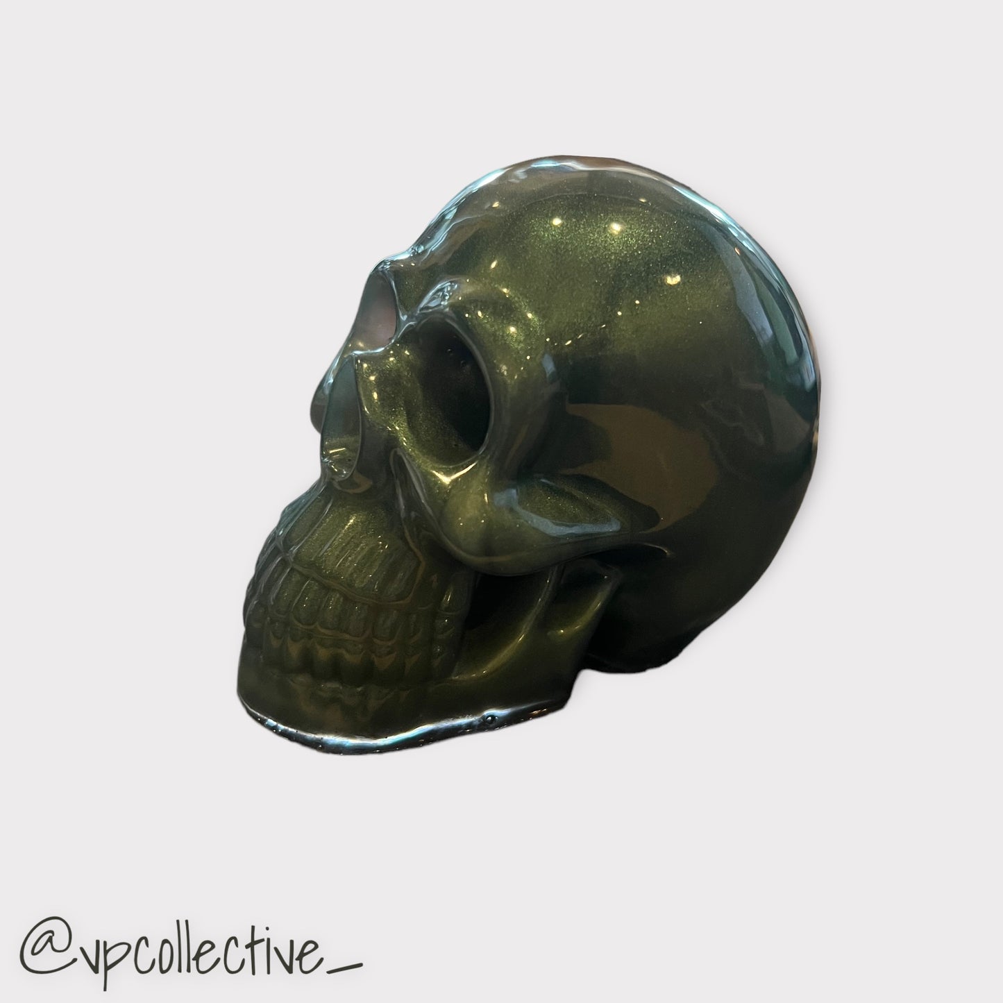 Olive Green Skull