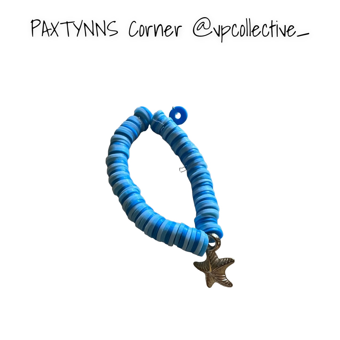 Blue Starfish Bracelet  -  PAXTYNNS CORNER