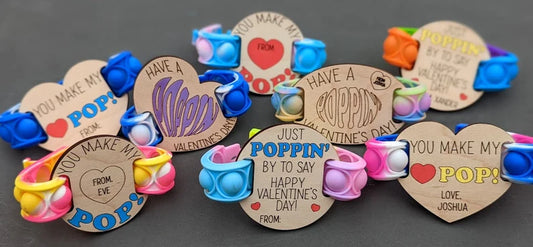 Pop It Bracelet - Children’s Class Valentines