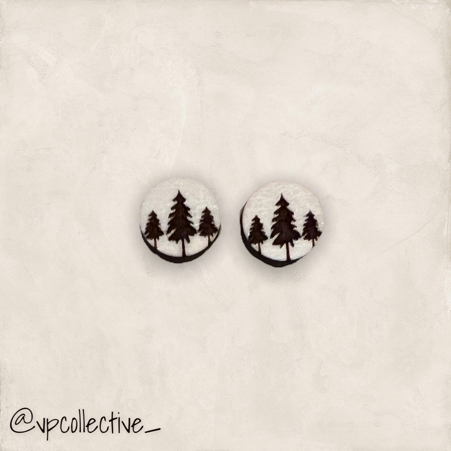 Forest of Trees Stud Earrings