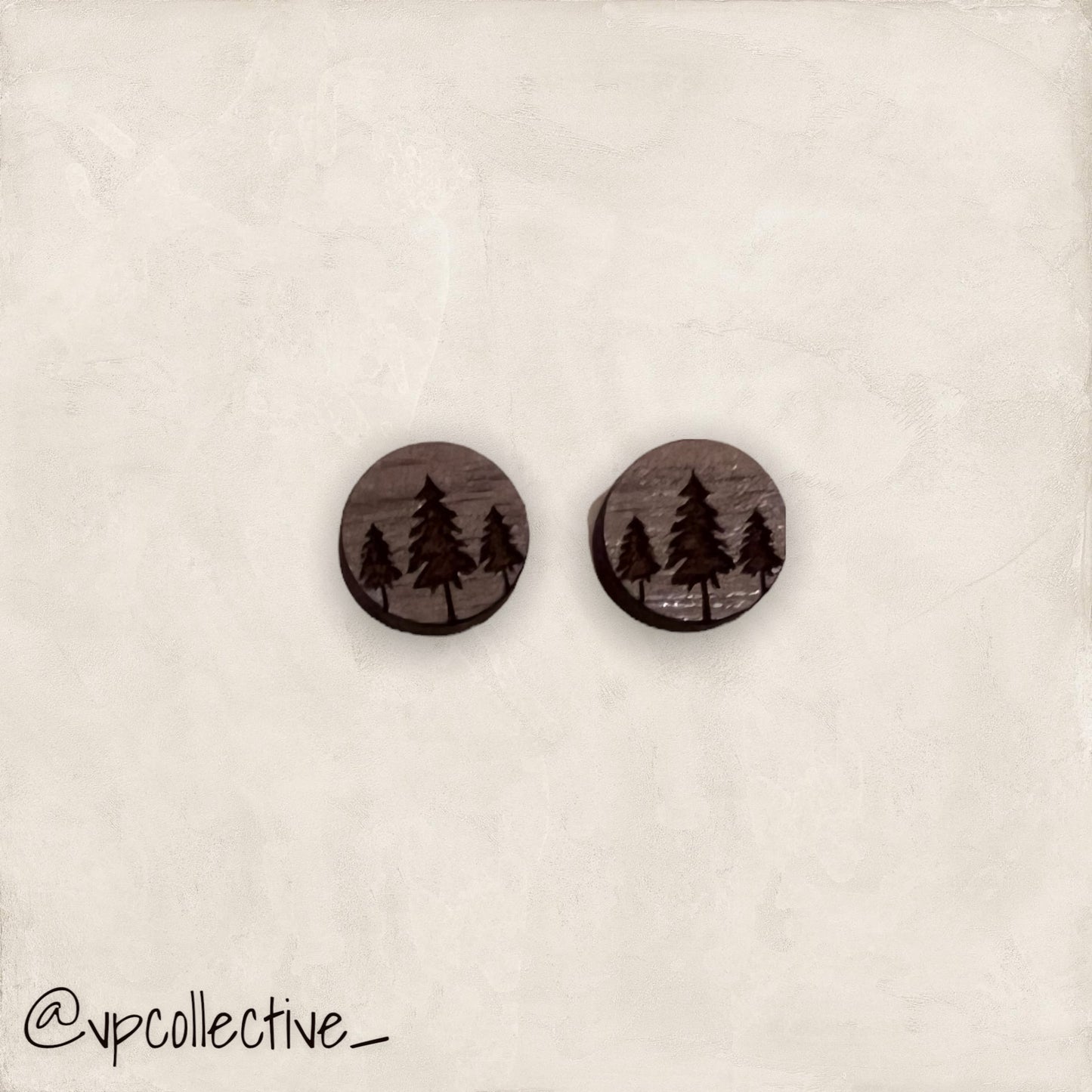 Forest of Trees Stud Earrings