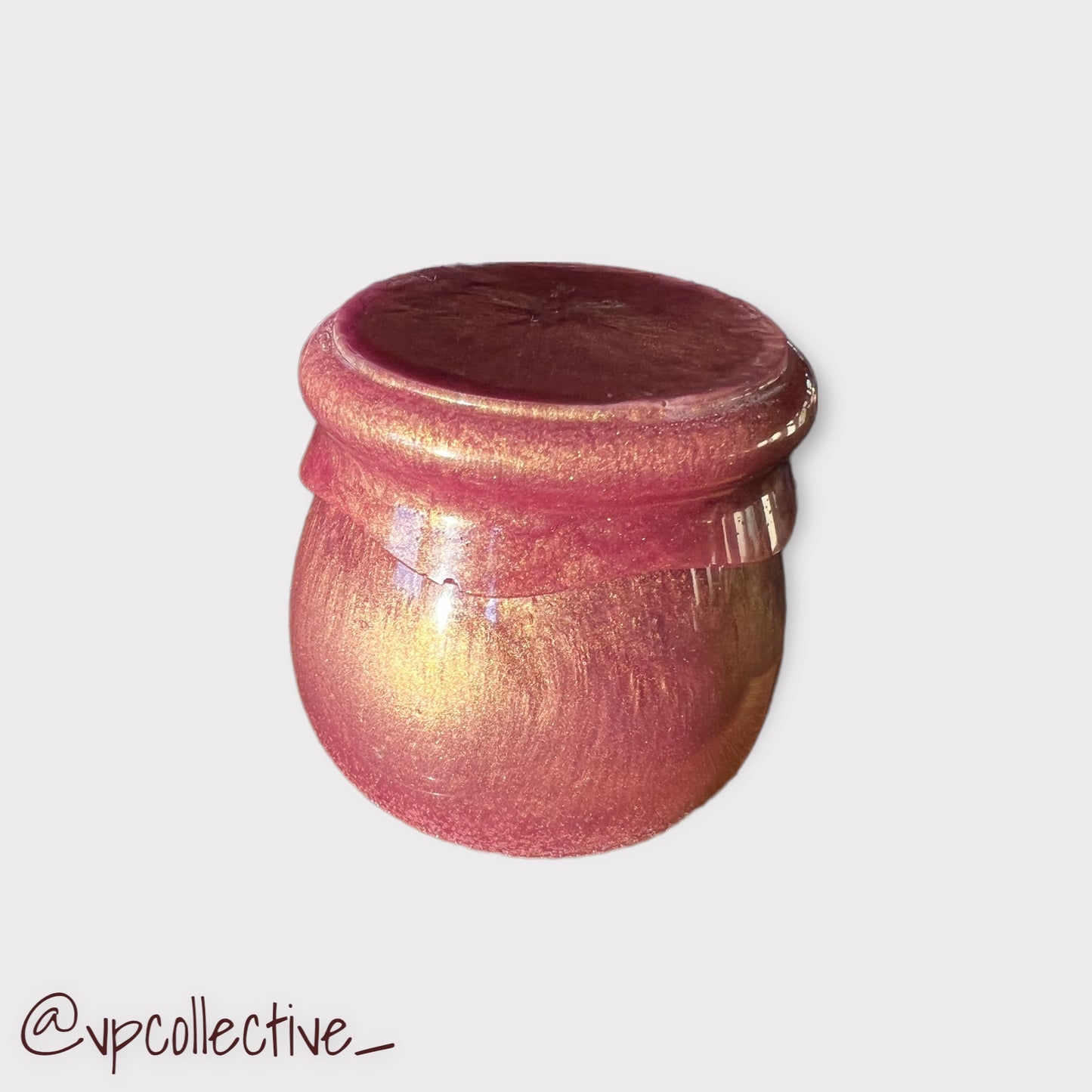 Rose Gold - Jar with Threaded Lid