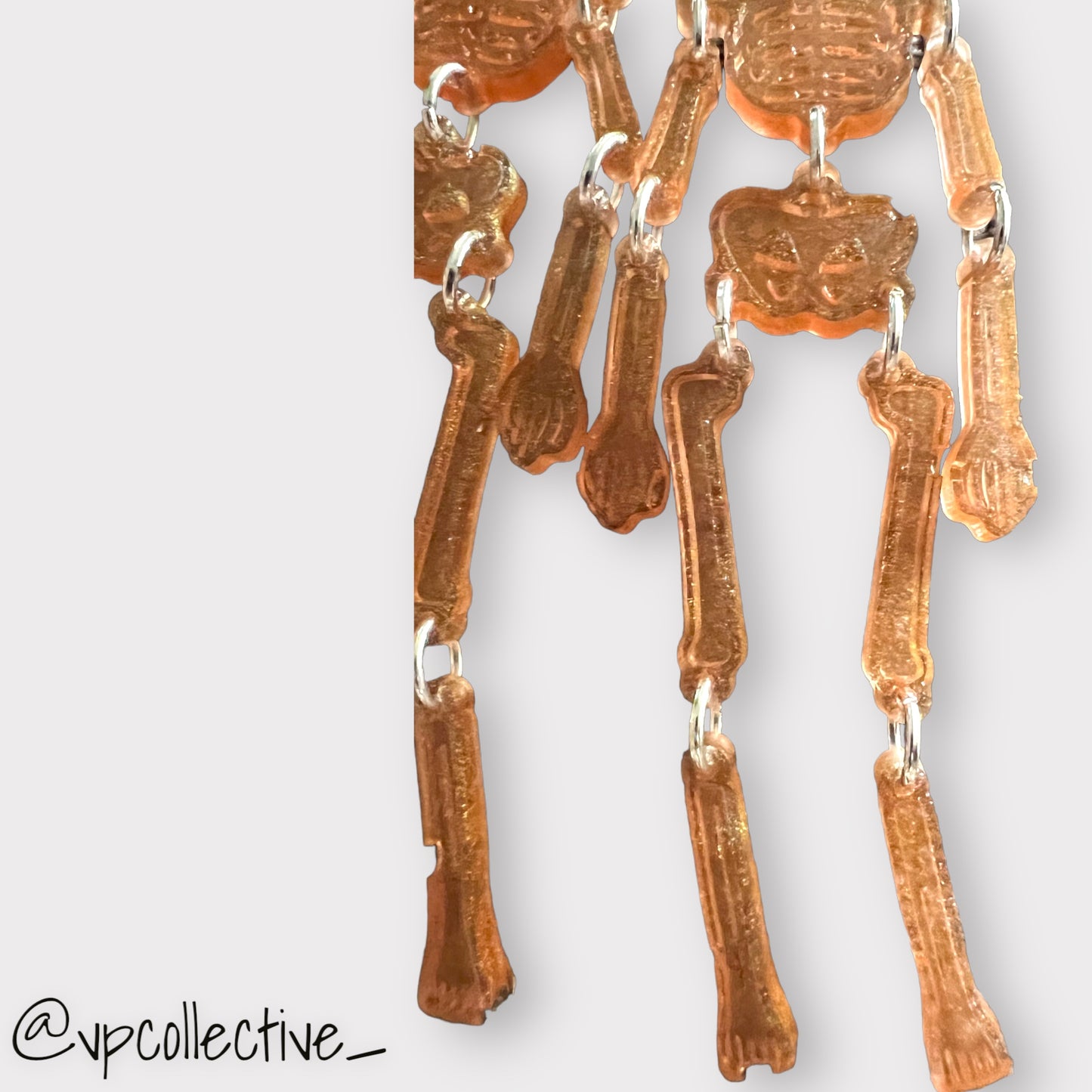 Faded Dreams Skeleton Earrings