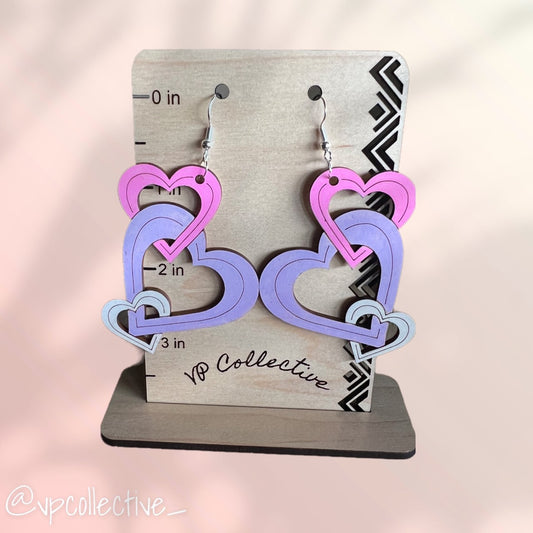 Interlocking Hearts Earrings