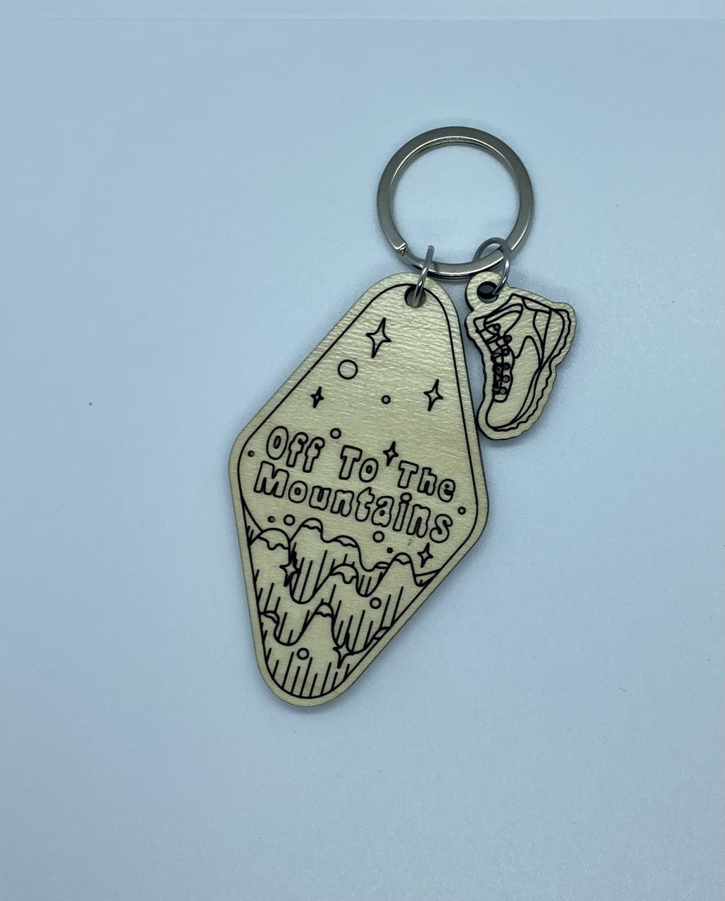 Off To The Mountains Keychain