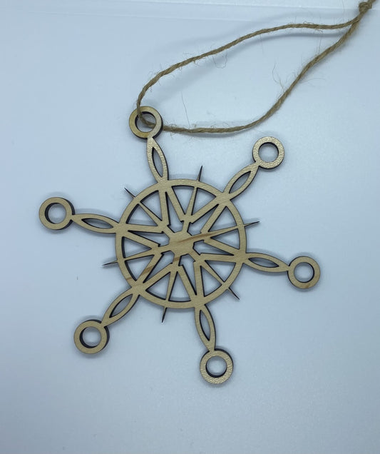 Nautical Snowflake Ornament