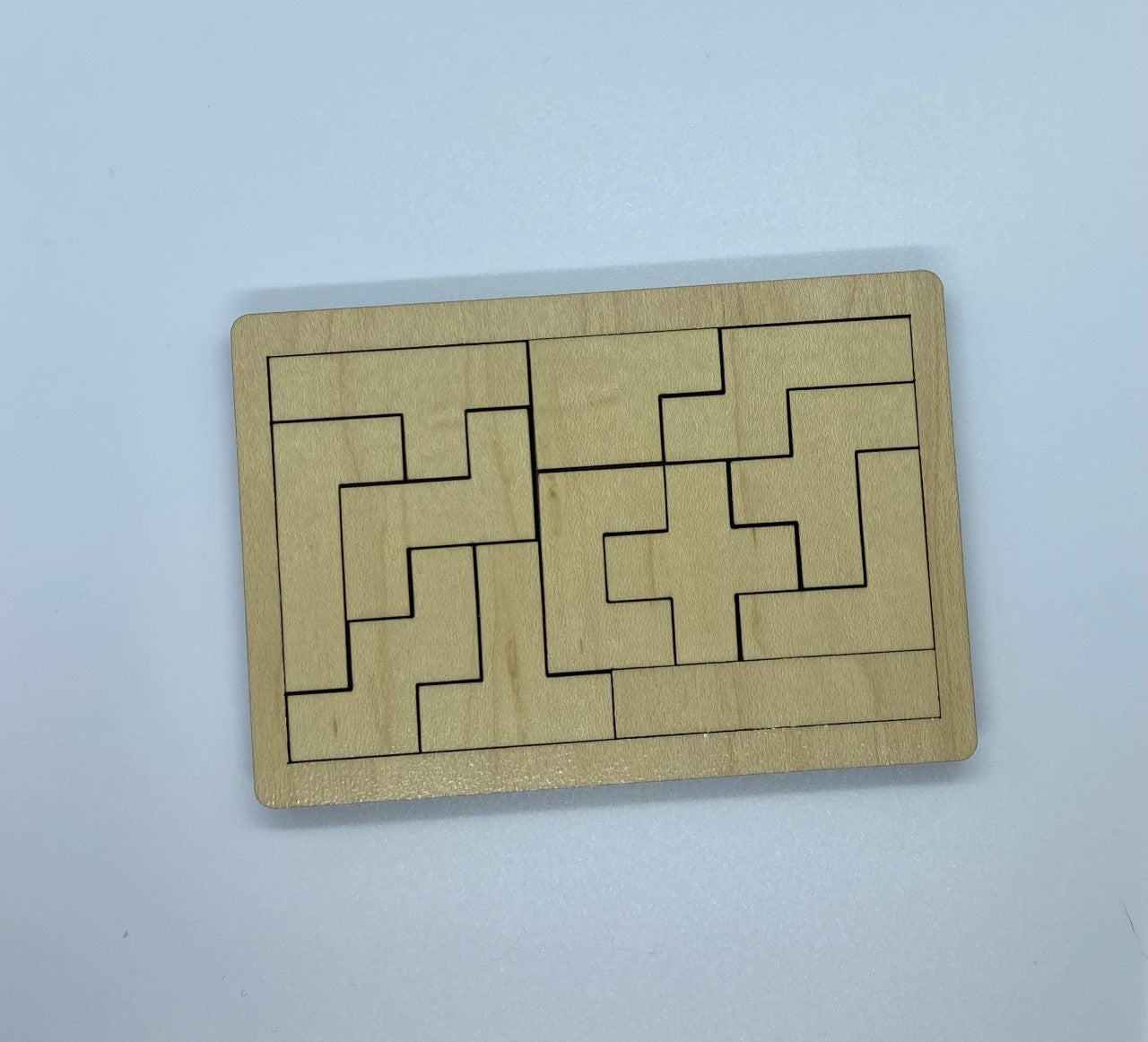 Wooden Pentominoes Pocket Puzzle