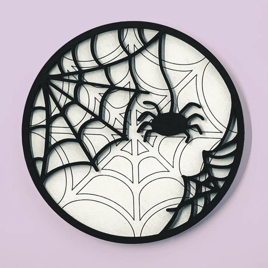 Spooky Spiders Mini Sign ** MADE TO ORDER **